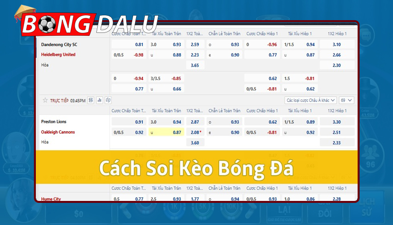 Hướng dẫn cách soi kèo cá độ đá banh hiệu quả và chuyên nghiệp